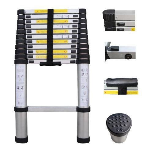 3.8M Single Telescopic Ladder
