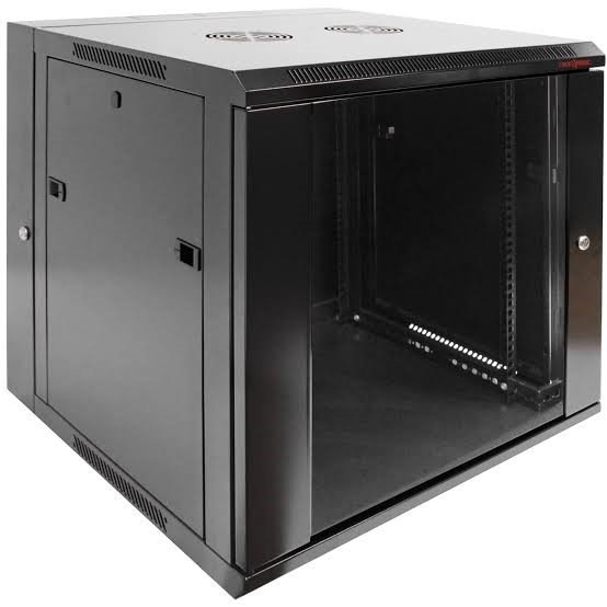12U Data Cabinet (600mm x 450mm) - Front View