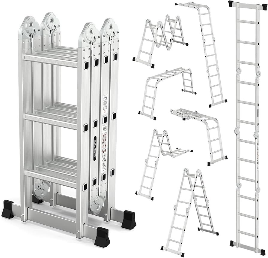 4by3 Multipurpose Aluminium Ladder - Front View