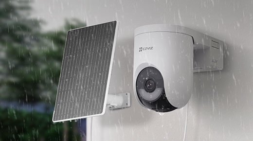 4g Wifi Smart Home Battery Camera Hb8 Lite 4g - Back View