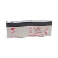 original 12v 2.3Ah yuasa battery - Front View