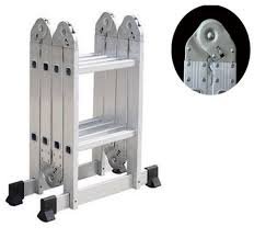 4by 2 Multipurpose Aluminium Ladder - Front View
